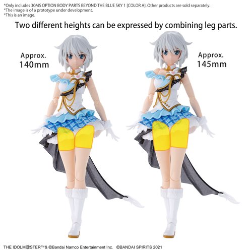 Bandai  2676313 30 Minutes Sisters The Idolmaster Option Body Parts Beyond The Blue Sky 1 Color A Model Kit