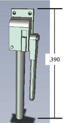 Cal-Scale HO 617 Locomotive Brake Lever, Plastic (2)