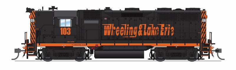 PREORDER  BLI 8937 EMD GP35, W&LE 103, Black & Orange, High Hood, Paragon4 Sound/DCC/DC, HO