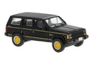 PREORDER Brekina HO PCX870728 1984 Jeep Cherokee SUV, Assembled, Black, Gray Red