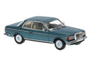 Brekina HO PCX870799 1977 Mercedes-Benz C123 Coupe, Assembled, Metallic Blue