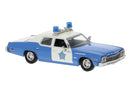 PREORDER Brekina HO 18153 1970s Dodge Monaco, Assembled, Chicago Police (blue, white)