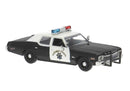 PREORDER Brekina HO 18159 1970s Dodge Monaco, Assembled, California Highway Patrol (black, white)