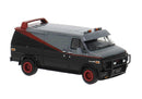 PREORDER Brekina HO 18250 GMC Verdura Cargo Van, Assembled, Black, Gray Red