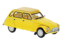 PREORDER Brekina HO 14260 1976 Citroen Dyane, Assembled, Yellow