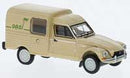 PREORDER Brekina HO 14283 1976 Citroen Acadiane Truck, Assembled, OaSi (beige, green, French Lettering)
