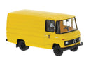 PREORDER Brekina HO 36854 1980s Mercedes-Benz L 406 D Cargo Van, Assembled, Yellow