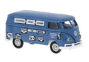 PREORDER Brekina HO 32799 1960-1963 Volkswagen T1b Kasten Cargo Van, Assembled, VW-Kanada (blue, white, German Lettering)