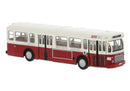 PREORDER Brekina HO 61402 1965-1989 Saviem SC 10 Bus, Assembled, Lyon, France (white, red, French Lettering)