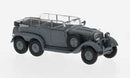 PREORDER Brekina HO 21079 1938 Mercedes-Benz G4 Convertible, Assembled, Top Down (gray)
