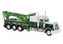 Brekina HO 86279 Peterbilt 359 Heavy-Duty Tow Truck, Assembled, O'Hare (green, white)