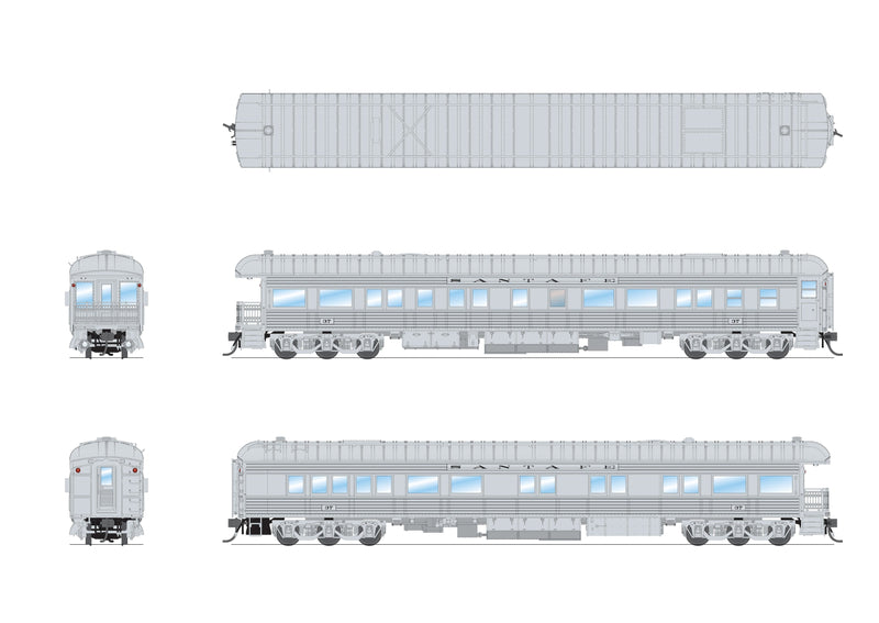 PREORDER BLI 8950 ATSF Business Car