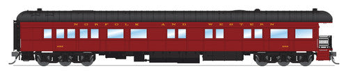 Broadway Limited Imports HO 8954 Heavyweight Business Car Observation, Norfolk & Western