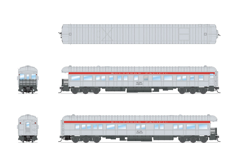 Broadway Limited Imports HO 8957 Heavyweight Business Car Observation, Southern Pacific