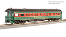 Broadway Limited Imports HO 8959 Heavyweight Business Car Observation, Christmas Scheme