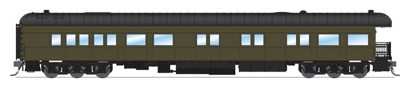 PREORDER BLI 8961 Unlettered Business Car, Pullman Green w/ Balloon Roof, HO