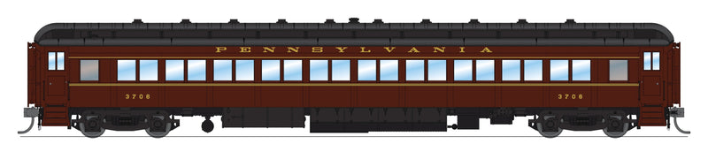 PREORDER BLI 8965 PRR Heavyweight 5-Car Passenger Set, Late 1940's Era, HO (PB70 #4780, P70 #3420, P70 #3575, P70 #3706, Z74d #7504 "Quaker City")