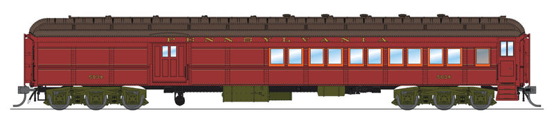 PREORDER BLI 8964 PRR Heavyweight 5-Car Passenger Set, 1930's Era, HO (PB70 #5034, P70 #823, P70 #989, P70 #1042, Z74d #120 "Pennsylvania")