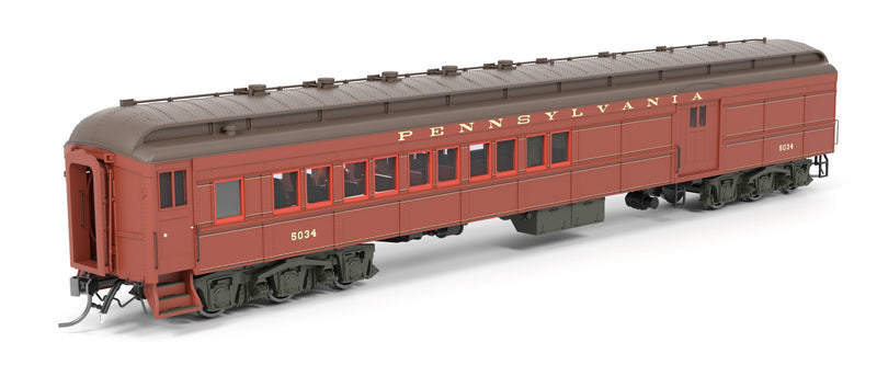 PREORDER BLI 8980 PB70 Coach-Baggage Combine, PRR 5034, 1930's Paint, HO