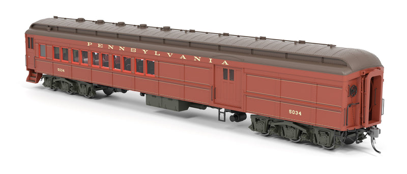 PREORDER BLI 8980 PB70 Coach-Baggage Combine, PRR 5034, 1930's Paint, HO