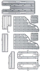 Busch 1999 Large Rain Gutter Set