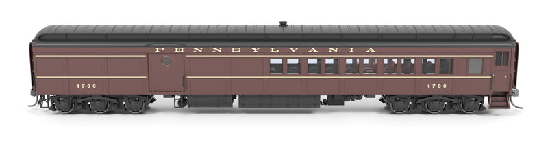 PREORDER BLI 8982 PB70 Coach-Baggage Combine, PRR 4780, Late-1940's Paint, HO