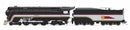 PREORDER Broadway Limited Imports HO 8989 Brass Hybrid Streamlined Hudson, Atchison Topeka & Santa Fe Valley Flyer Fantasy Paint