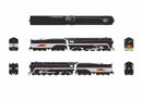 PREORDER Broadway Limited Imports HO 8989 Brass Hybrid Streamlined Hudson, Atchison Topeka & Santa Fe Valley Flyer Fantasy Paint