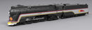 PREORDER Broadway Limited Imports HO 8989 Brass Hybrid Streamlined Hudson, Atchison Topeka & Santa Fe Valley Flyer Fantasy Paint