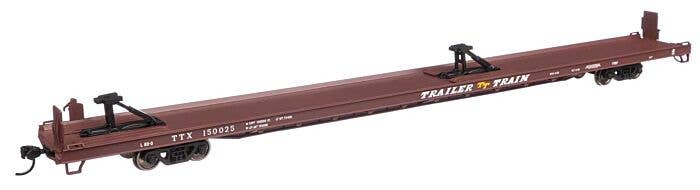 Walthers Mainline HO 5731 89' Channel Side Flatcar, Trailer-Train