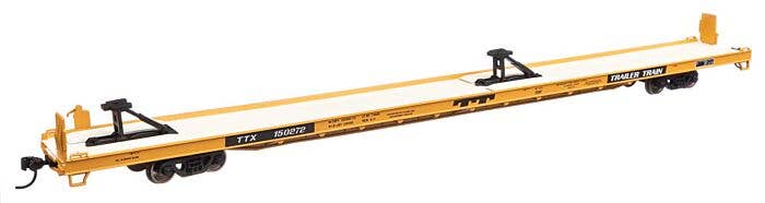 Walthers Mainline HO 5735 89' Channel Side Flatcar, Trailer-Train