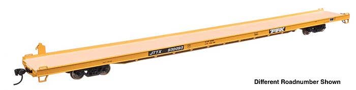 Walthers Mainline HO 5744 89' Channel Side Flatcar, Trailer-Train JTTX
