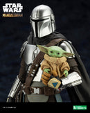 Kotobukiya SW193 Star Wars ARTFX+ Mandalorian™ & Grogu™ with Beskar Staff 1:10