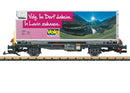 PREORDER LGB G 46896 Volg Container Flatcar with Reefer Container, Rhaetian RhB