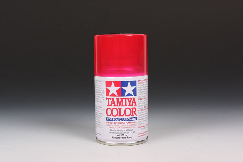 Tamiya Paints 86037 Poly Spray PS-37, Translucent Red (100ml)