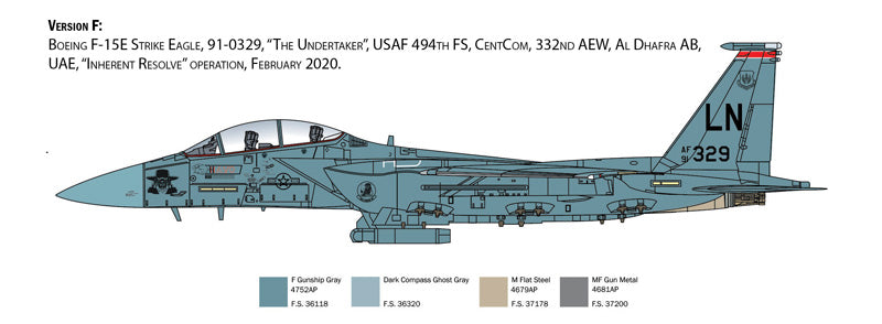 Italeri 2803 - SCALE 1 : 48 F-15E Strike Eagle