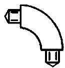 Plastruct 95001 90-Degree Elbows, Fits