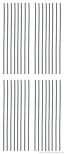 Faller Gmbh 180279 Straight Curbs, HO Scale