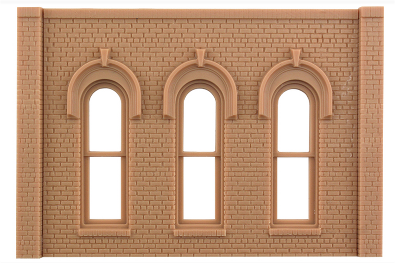 Design Preservations 90102  ARCHED WINDOW WALL, O Scale