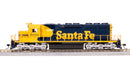 BLI 9030 EMD SD40, ATSF 5006, Blue/Yellow Warbonnet, No-Sound / DCC-Ready, HO