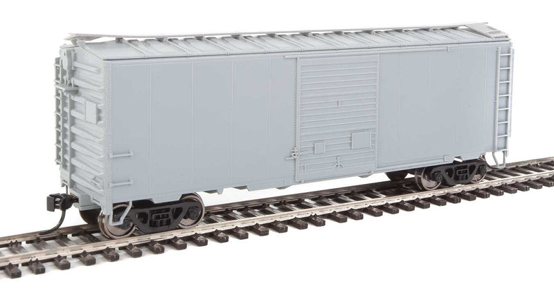 Walthers Mainline HO 910-2250 40' ACF Welded Box Car with 8' Door, Undecorated