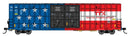 PREORDER Walthers Mainline HO 3126 60' High Cube Plate F Horizontal Post Boxcar, TTX
