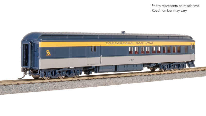 BLI 9100 C&O Heavyweight 5-Car Passenger Set, Tri-Color Scheme, HO