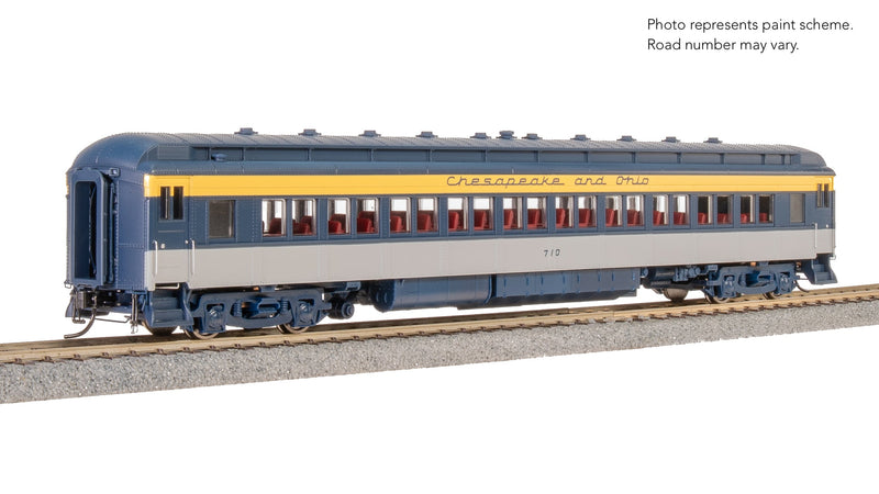 BLI 9100 C&O Heavyweight 5-Car Passenger Set, Tri-Color Scheme, HO