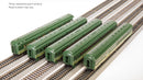 BLI 9102 NP Heavyweight 5-Car Passenger Set, Loewy Two-Tone Green, HO