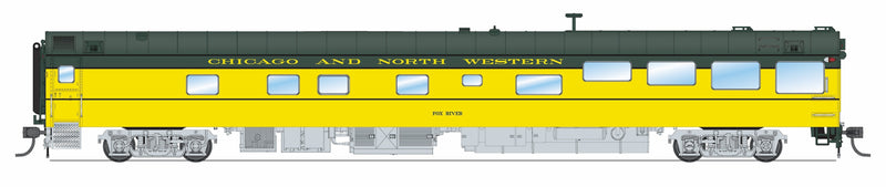 PREORDER Broadway Limited Imports HO 9107 Track Inspection Car, Chicago & North Western (Fox River)