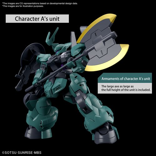 Mobile Suit Gundam: The Witch from Mercury Lauda's Dilanza Standard Type High Grade 1:144 Scale Model Kit 2604767