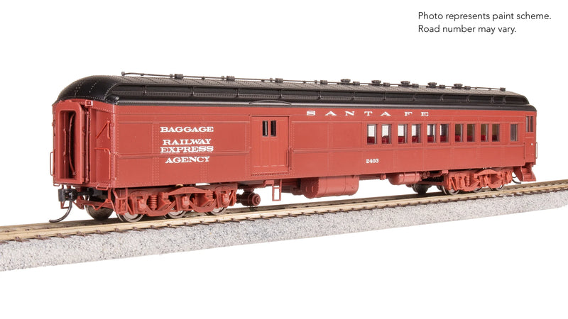 Broadway Limited Imports HO 9111 Heavyweight Coach-Baggage-Combine, Santa Fe