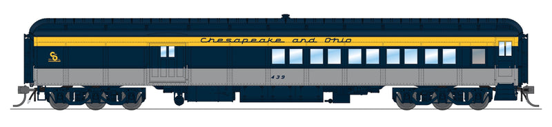 PREORDER BLI 9100 C&O Heavyweight 5-Car Passenger Set, Tri-Color Scheme, HO