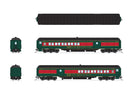 BLI 9103 Heavyweight 5-Car Passenger Set, Christmas Paint Scheme, HO